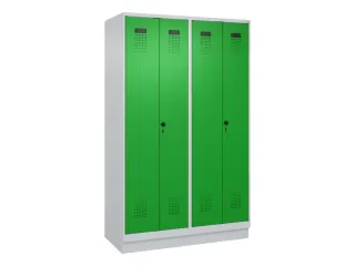 locker voor scheiding van kleding,HxBxD 1950x1200x500mm,4vak - 2