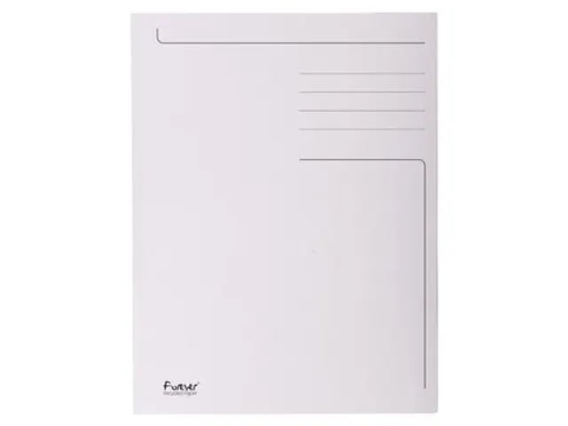 Dossiermap 3 Kleppen A4 Lichtgrijs 50 stuks