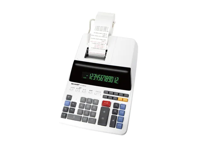 Calculator Sharp-EL2607LG creme print