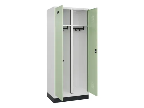 locker voor scheiding van kleding,HxBxD 1950x800x500mm,2vak