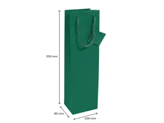 Cadeautas Sigel fles, opaal groen - 2