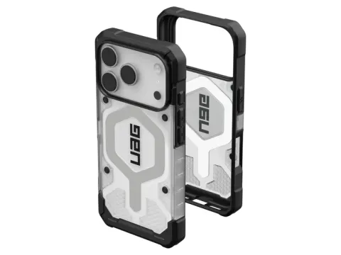 Apple iPhone 17 Pro Hoesje MagSafe Back Cover Ice Zilver