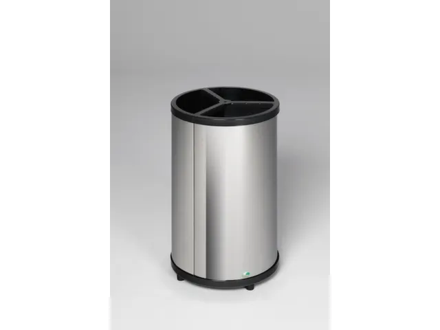 Afvalverzamelstation 3x 30 Liter HXØ 950x420mm Rvs