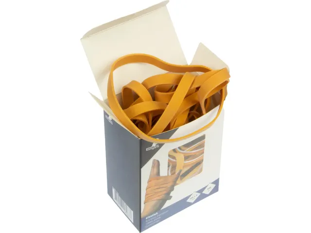 Elastiek Kangaro nr. 77 125x8,0mm 100 gram naturel