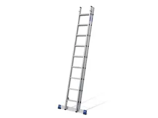 schuifladder,2x9,sporten,balk L 2,7-4,4m,2-dlg.,aluminium - 2