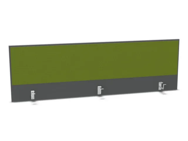 opzetpaneel bureau aanbouw achter MS-donkergrijs BN7048-groen 1800mm