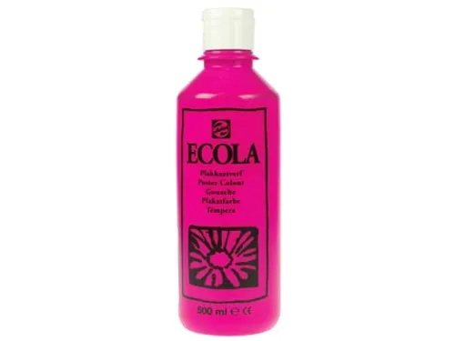 Plakkaatverf Ecola Flacon van 500 ml Magenta