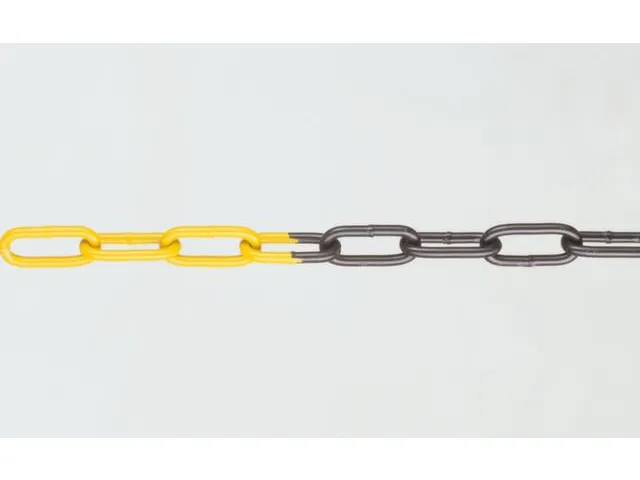 Afzetketting Nylon L 50M Breuklast 340Dn Geel/zwart