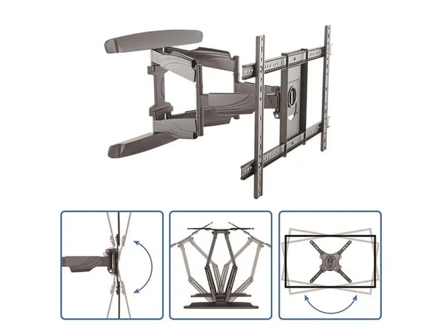 Support mural TV plate 32 à 70 inch acier