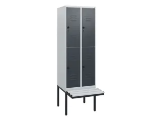 Dubbeldekse dekenkist,HxBxD 1950x600x815mm,2x2vak.,vak B 300mm - 1