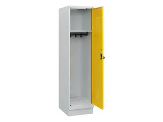 schoollocker,HxBxD 1630x400x500mm,1vak,vak B 400mm,draaigrendel,sokkel - 1