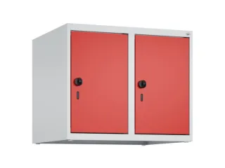 opzetkast,v. locker,2vak.,vak B 300mm,HxBxD 500x600x500mm,draaigrendel - 2