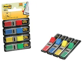 Indextabs 3M Post-it 6834 11,9x43,1mm assorti - 2