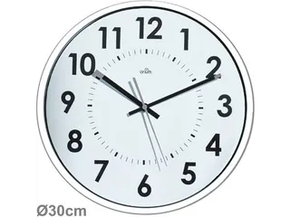 Wandklok Quartz 30 Cm Wit - 1