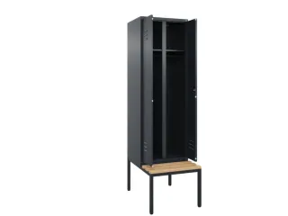 locker voor scheiding van kleding,HxBxD 2120x600x815mm,2vak - 2