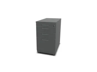 stationair ladeblok 740x430x800mm 2 laden hangmap MS-donkergrijs - 2