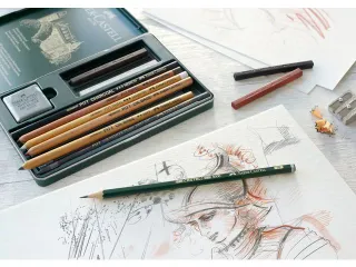 Pitt Monochrome set Faber-Castell 12-delig medium - 8