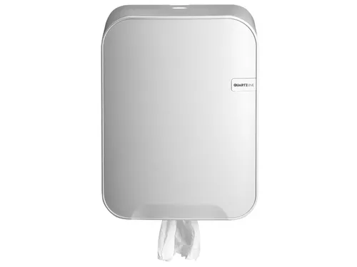 Poetspapierdispenser Quartzline Q16 medium wit 441104
