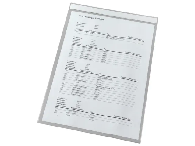 zichthoes,DIN A4,staand,HxB 310x215mm,m. magneet,transparant