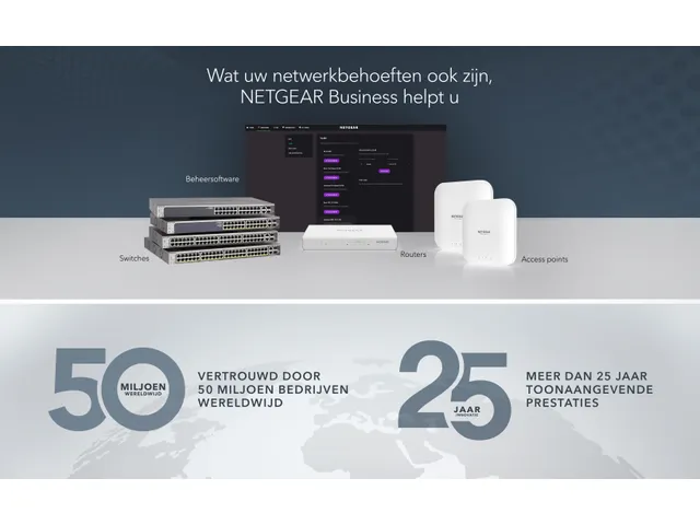 NETGEAR WAX610Y, 2,4 GHz, 5 GHz, 1800 Mbit/s, EAP-PEAP, EAP-TLS, EAP-T