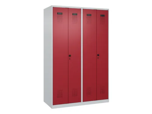 PBM-locker,HxBxD 1850x1200x500mm,4vak,vak B 300mm,draaigrendel