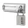 Hangslot MasterLock 7640704EURD overval + aluminium 40mm