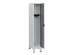 schoollocker,HxBxD 1630x300x500mm,1vak,vak B 300mm,draaigrendel,voeten