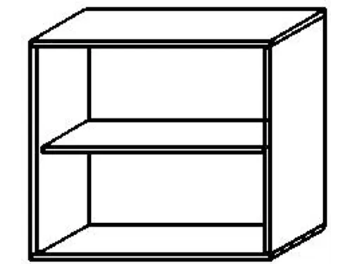 kantoorstelling,HxBxD 720x800x430mm,1xhouten vloer,decor romp