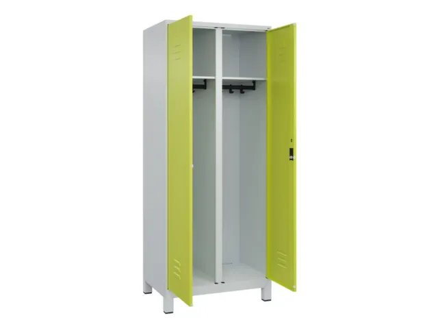 locker voor scheiding van kleding,HxBxD 1850x800x500mm,2vak