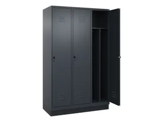 locker voor scheiding van kleding,HxBxD 1950x1200x500mm,3vak - 2