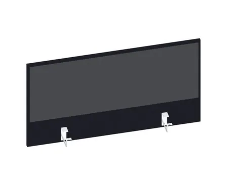 baliepaneel v. bureau aanbouw achter CC-zwart BN8010-antraciet 1000mm