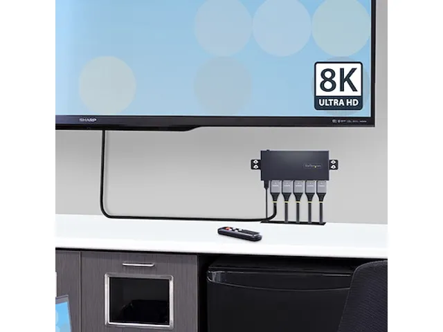 4-Port 8K HDMI Switch, HDMI 2.1 Switcher 4K