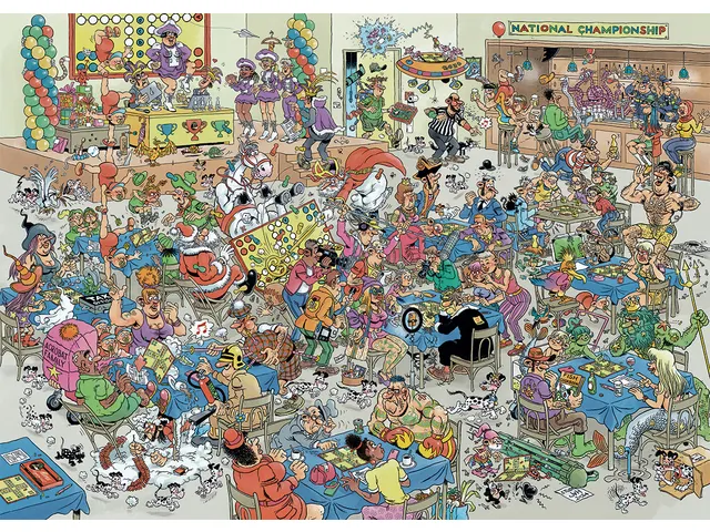 Jan van Haasteren NK Mens Erger Je Niet 1000 stuks