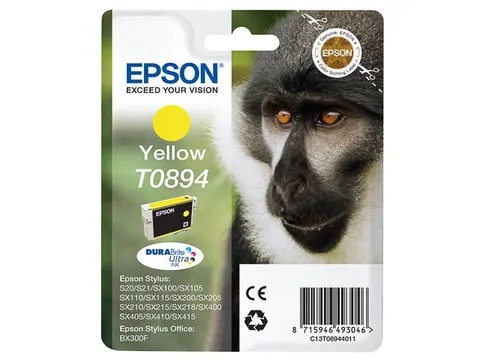 Inktcartridge Epson T089440 Geel