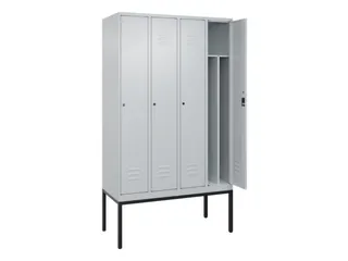 locker voor scheiding van kleding,HxBxD 2120x1200x500mm,4vak - 2