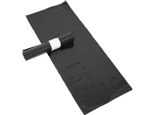 Vuilniszak 20 micron 60x80x0.02 cm 60L Zwart HDPE 20x20 rol