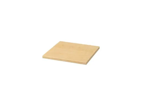 houten vloer v. kantoorstelling BxD 367x376mm dikte 22mm esdoorn