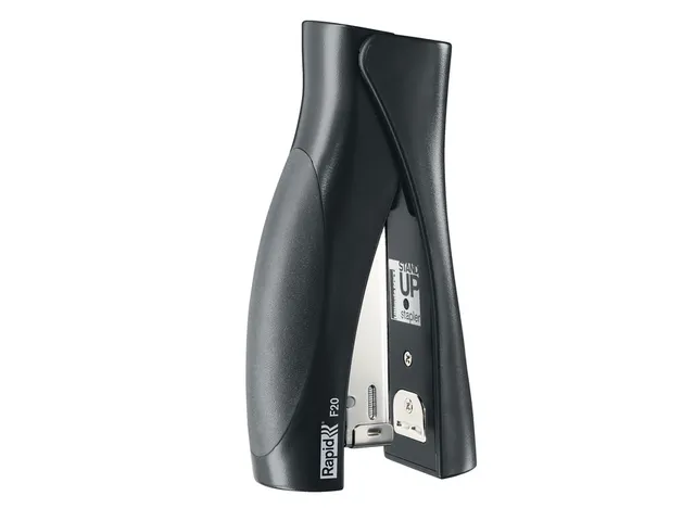 Nietmachine Rapid F20 StandUp Halfstrip 20vel 24/6 zwart