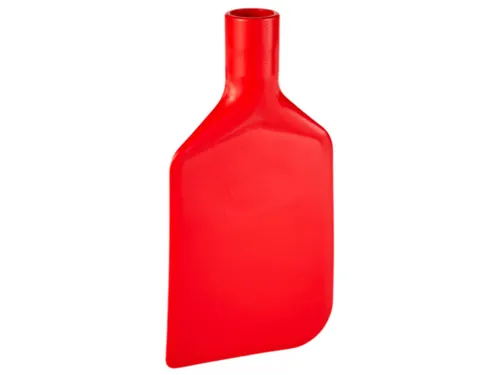 Hygiene flexibel spatelblad Rood met steelaansluiting 220mm