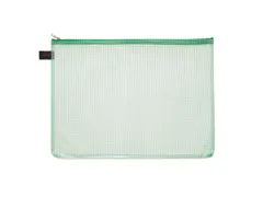 Ritszak Foldersys A4 PVC transp groen