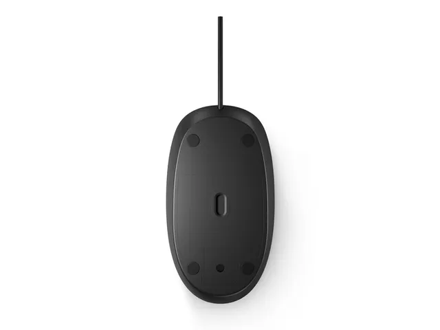 Muis HP 125 bedraad zwart