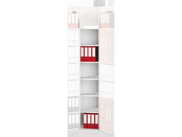 Angle Hxl 2250x600mm 6tablettes 1panneau Latéral Avec Paroi Arrière