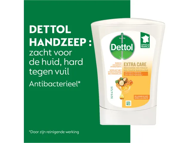 Dettol No Touch Handzeep Extra Care Honing & Galamboter vulling 250ml