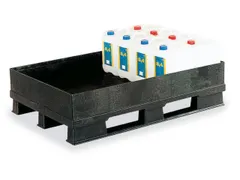 Palletopvangbak 4x 60l Opvangvol. 120l Pe 315x 1200x 800mm