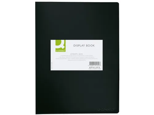 Showalbum A4 PP 20 Tassen Zwart