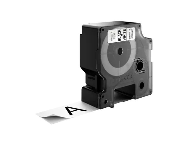 Ruban Dymo 53713 D1 720930 24mmx7m noir sur blanc