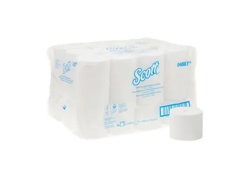 SCOTT 4007 Toilettissue Rollen 2-laags Kokerloos Wit 36 rollen