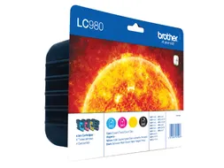Brother LC-980 Valuepack 4 Kleuren Inktcartridges Origineel