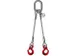 Élingue 2Brins Force 0-45° 2 8T Câble Ø 14Mm Longueur Utile 1M
