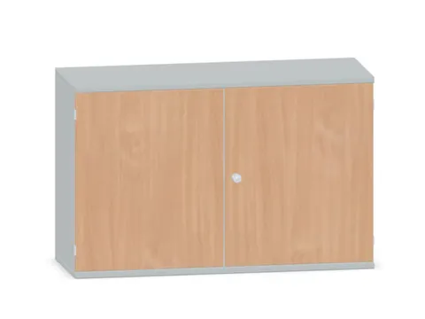 Kantoorkast 770x1200x430mm Decor Romp Lichtgrijs Decor Front Beuken